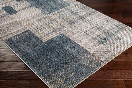 Surya Cardiff Cdf-2312 Teal, Taupe, Medium Gray, Camel Rugs.