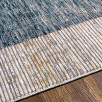 Surya Cardiff Cdf-2312 Teal, Taupe, Medium Gray, Camel Area Rug