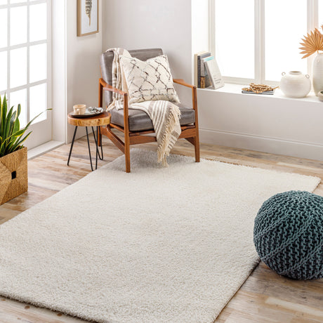 Surya Cloudy Shag Cdg-2302 White Rug.