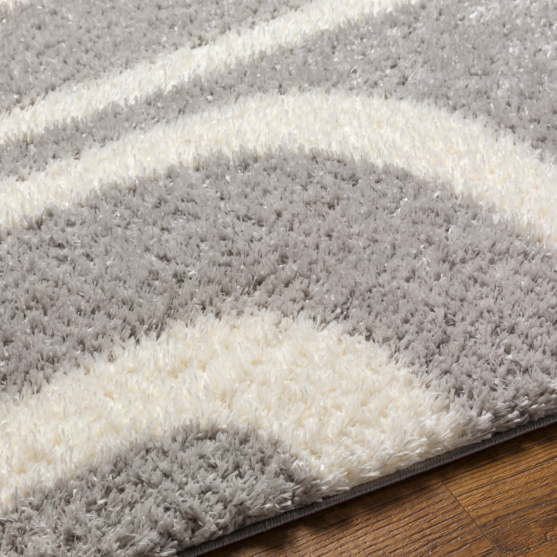 Surya Cloudy Shag Cdg-2310 Grey Area Rug