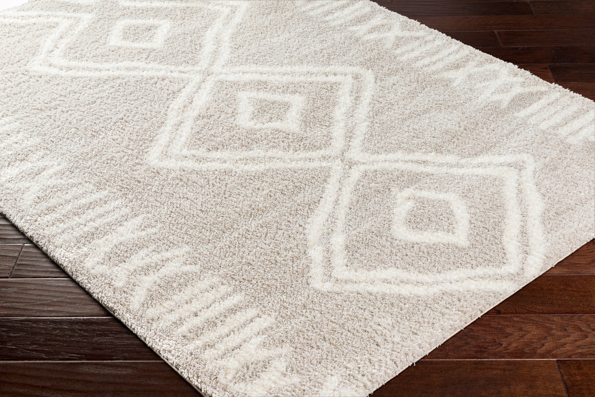 Surya Cloudy Shag Cdg-2311 Beige Area Rug