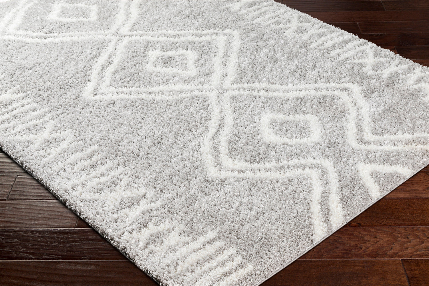 Surya Cloudy Shag Cdg-2312 Grey Rug.