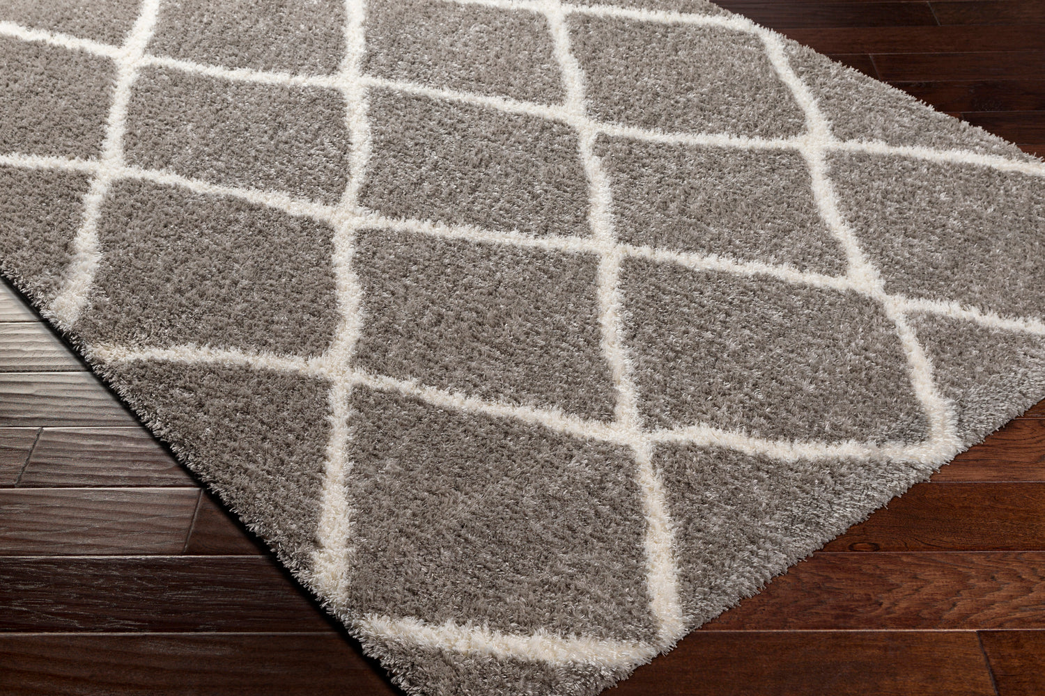 Surya Cloudy Shag Cdg-2313 Grey Rug.