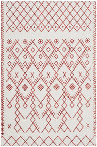 Safavieh Cedar Brook Cdr501D Ivory / Rust Moroccan Area Rug