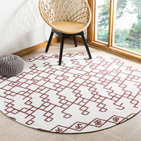 Safavieh Cedar Brook Cdr501D Ivory / Rust Moroccan Area Rug