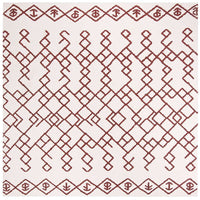 Safavieh Cedar Brook Cdr501D Ivory / Rust Moroccan Area Rug