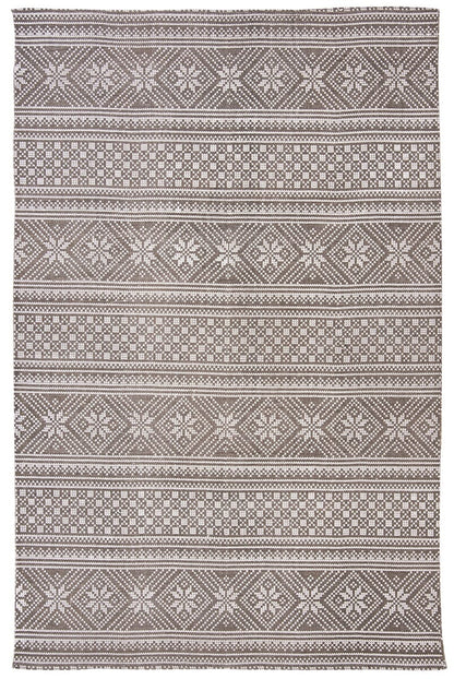 Safavieh Cedar Brook Cdr711F Grey / Ivory Striped Area Rug