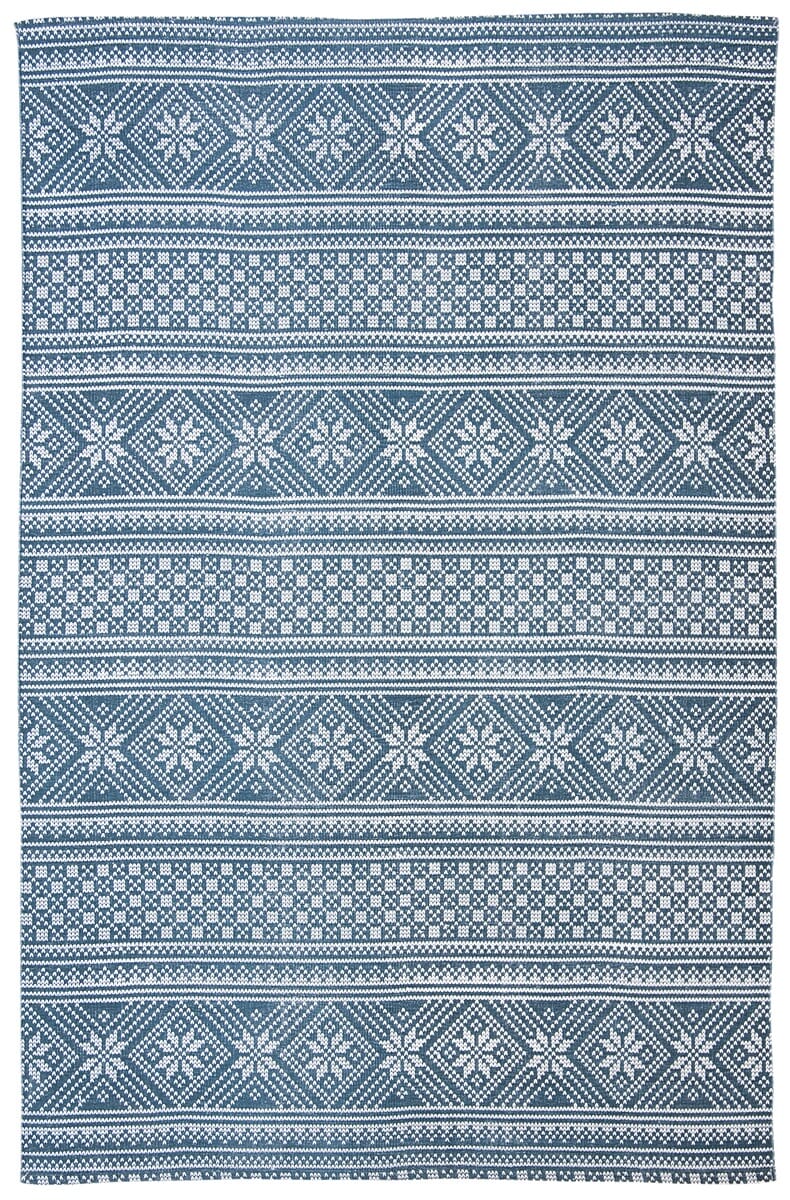 Safavieh Cedar Brook Cdr711M Blue / Ivory Striped Area Rug