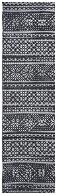 Safavieh Cedar Brook Cdr711Z Black / Ivory Striped Area Rug