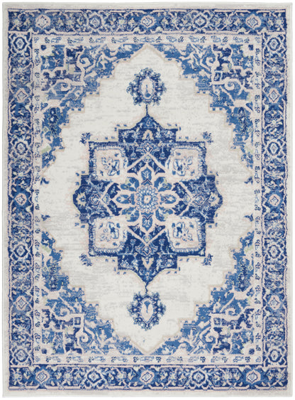 Nourison Whimsicle Whs03 Ivory Blue Area Rug