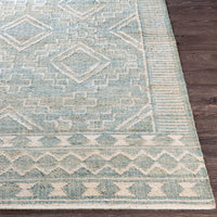 Surya Cadence Cec-2302 Sage, Cream, Camel, Ice Blue Area Rug