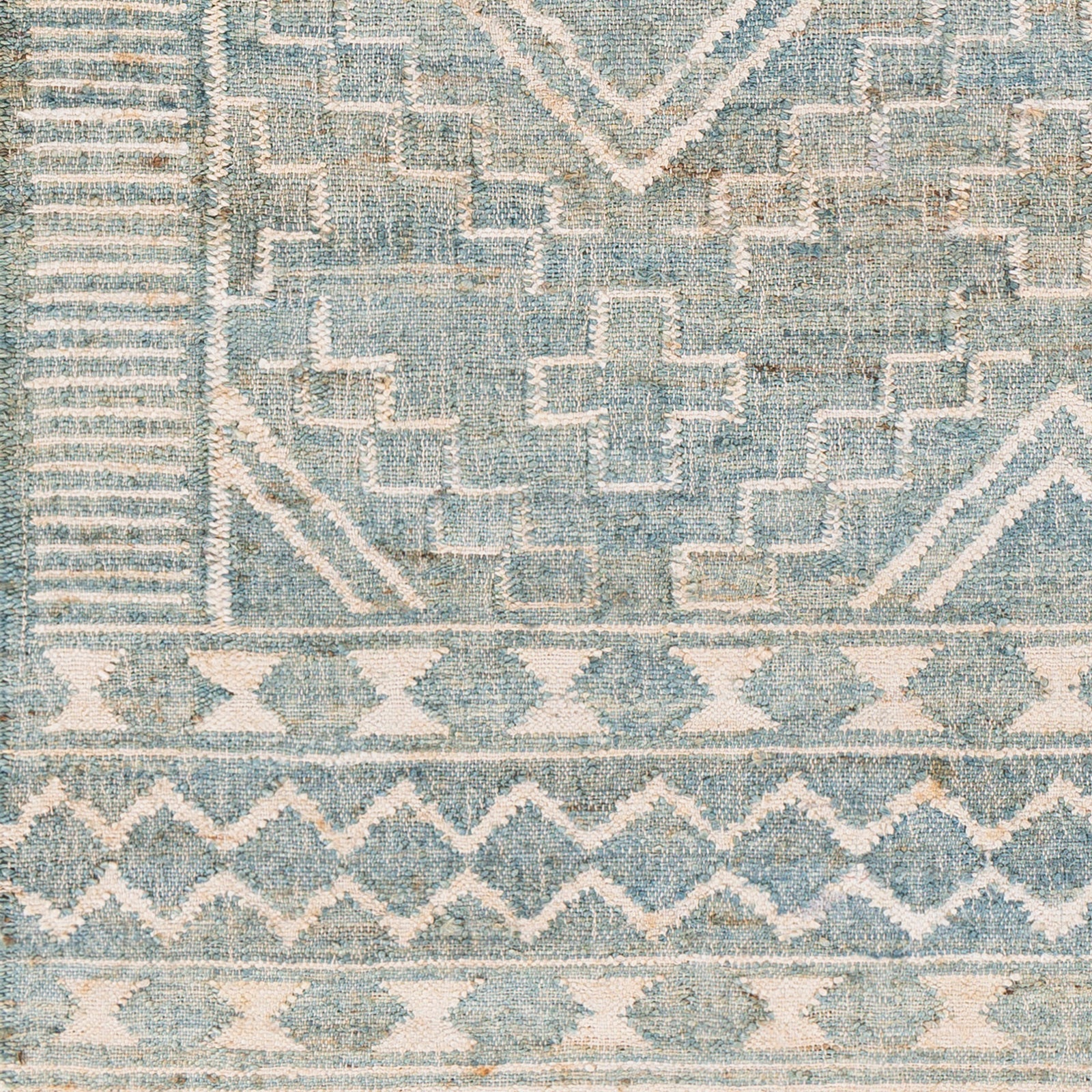 Surya Cadence Cec-2302 Sage, Cream, Camel, Ice Blue Area Rug