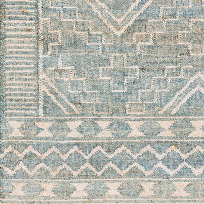 Surya Cadence Cec-2302 Sage, Cream, Camel, Ice Blue Area Rug