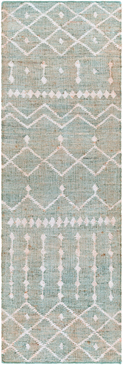 Surya Cadence Cec-2305 Sage, Cream, Camel, Ice Blue Area Rug