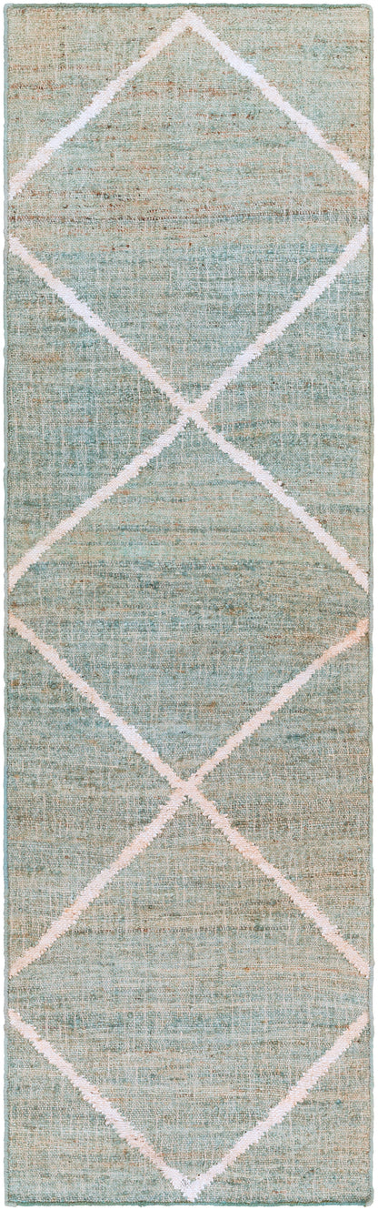 Surya Cadence Cec-2309 Sage, Cream, Camel, Ice Blue Area Rug