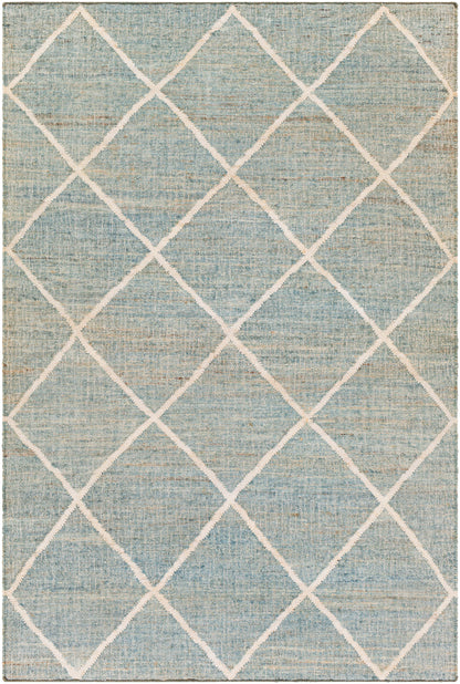 Surya Cadence Cec-2309 Sage, Cream, Camel, Ice Blue Area Rug