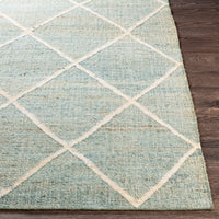 Surya Cadence Cec-2309 Sage, Cream, Camel, Ice Blue Area Rug