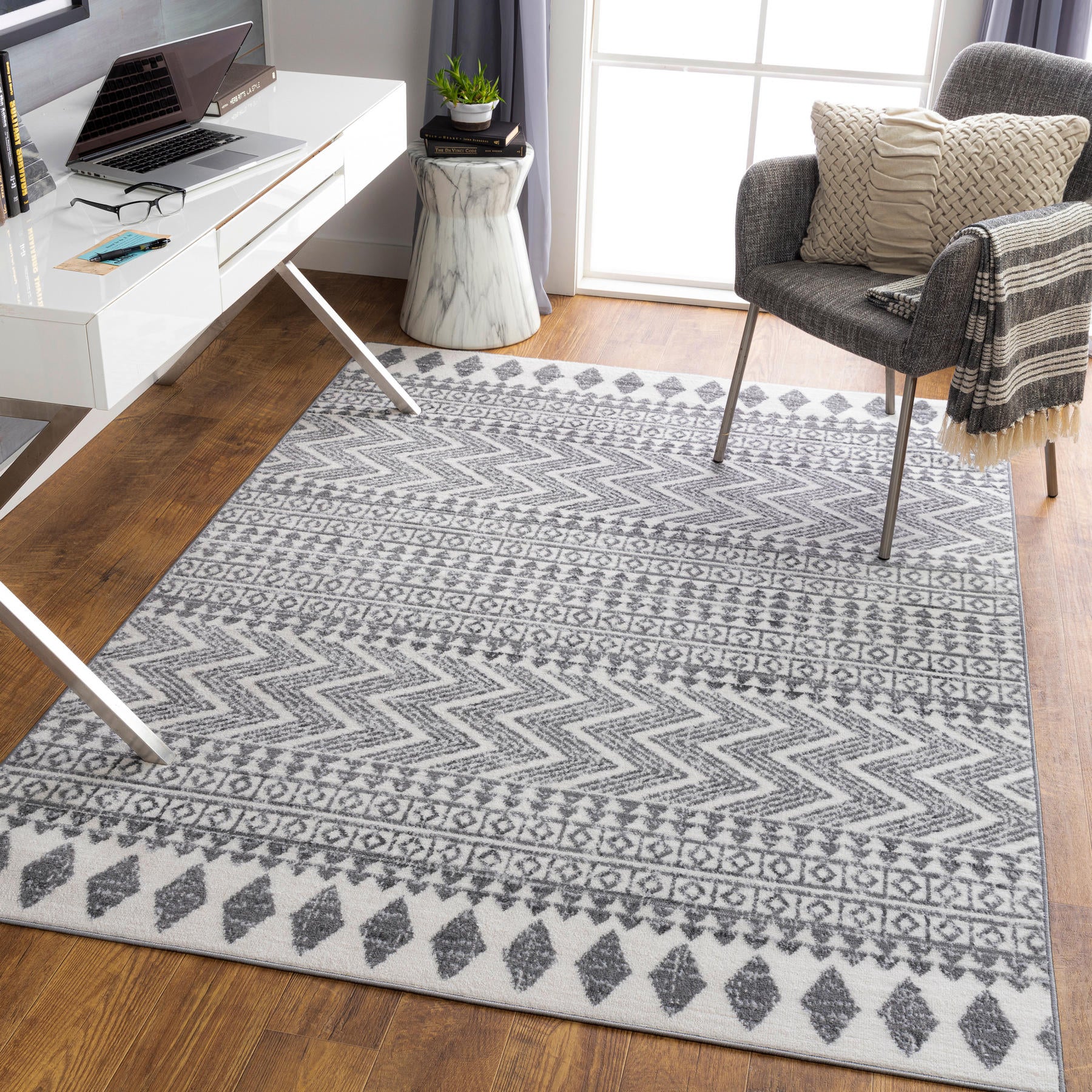 Surya Cesar Ceg-2343 Gray Area Rug