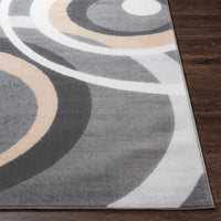 Surya Cesar Ceg-2364 Charcoal, Navy, Tan, Light Gray Area Rug