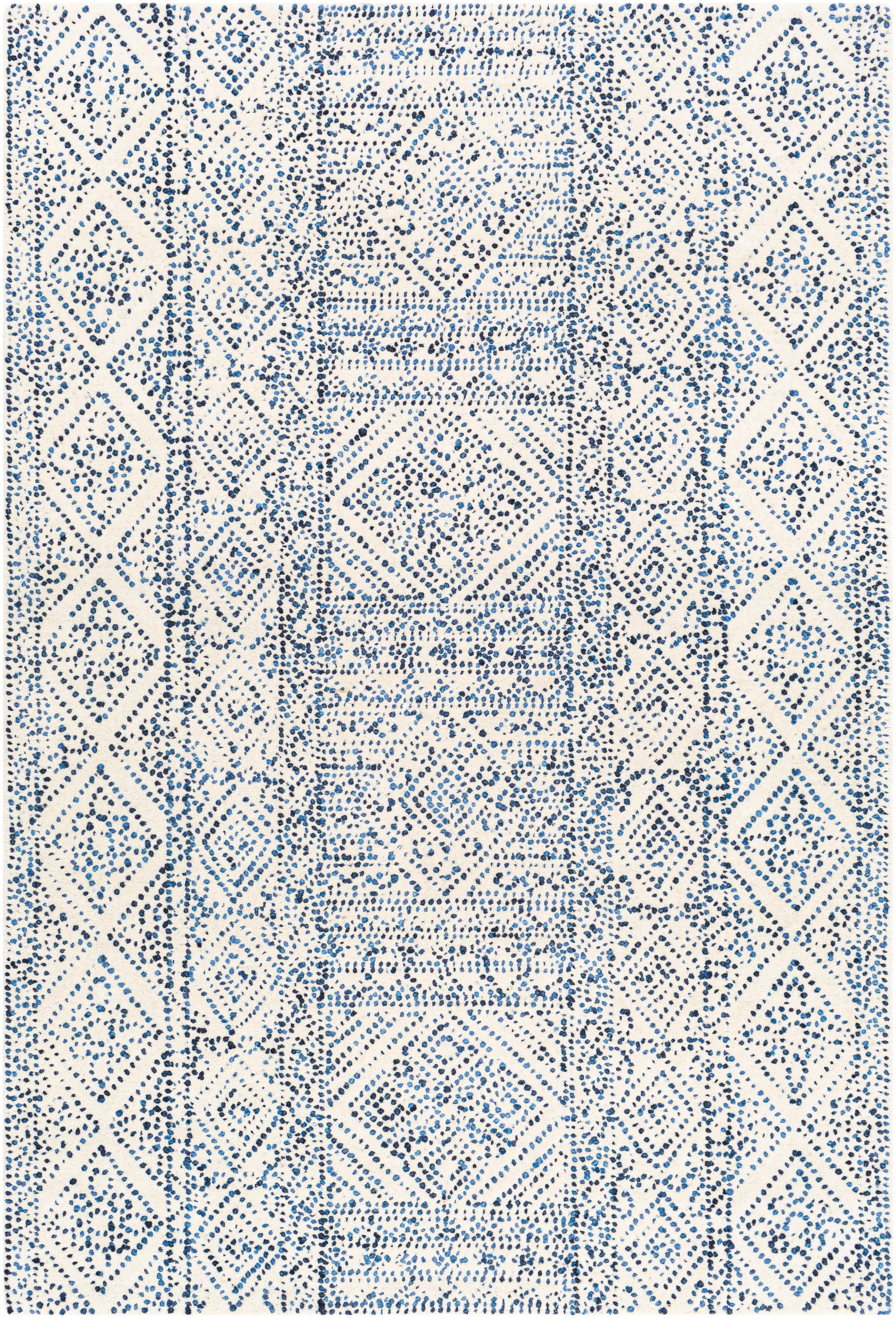 Surya Corfu Cfu-2305 Cream, Denim, Navy Area Rug