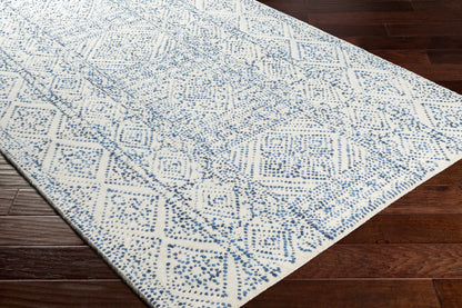 Surya Corfu Cfu-2305 Cream, Denim, Navy Area Rug