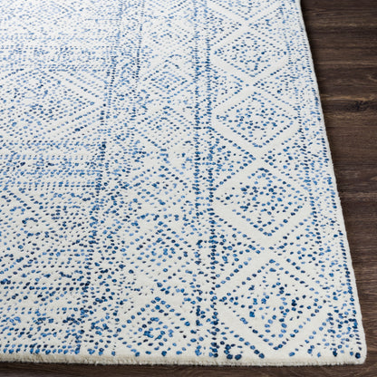 Surya Corfu Cfu-2305 Cream, Denim, Navy Area Rug