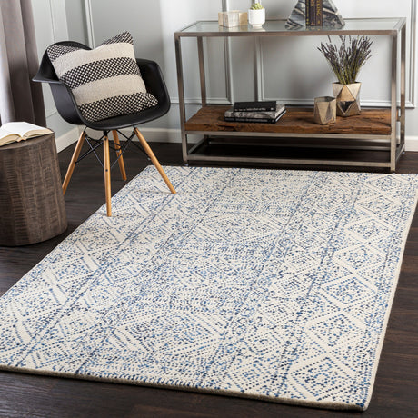 Surya Corfu Cfu-2305 Cream, Denim, Navy Rugs.