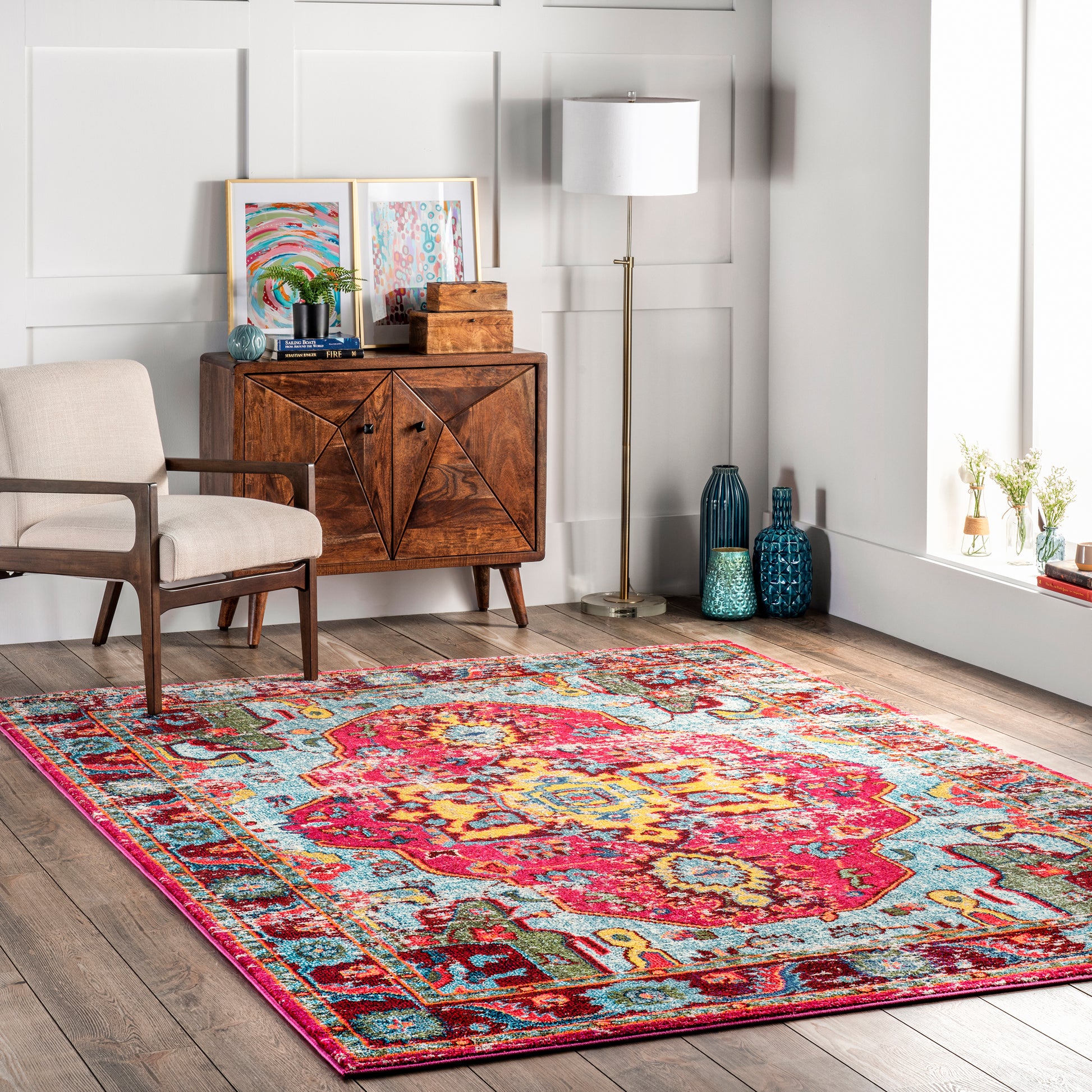 Nuloom Corbett Bohemian Nco2240C Multi Area Rug