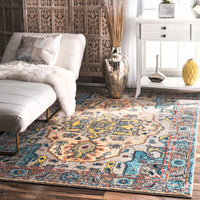 Nuloom Corbett Bohemian Nco2240B Gray Area Rug