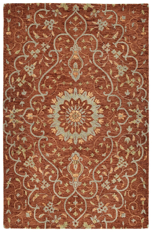 Kaleen Chancellor Cha01-06 Brick Area Rug