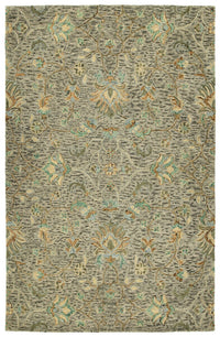 Kaleen Chancellor Cha05-27 Taupe Damask Area Rug