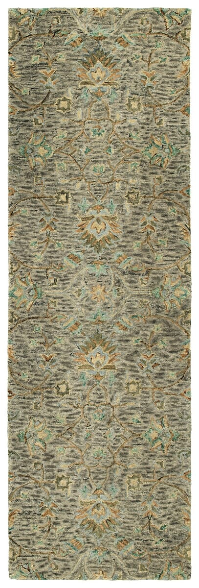 Kaleen Chancellor Cha05-27 Taupe Damask Area Rug