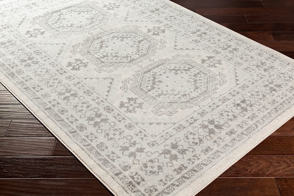 Surya Chester Che-2309 Light Gray, Medium Gray, Khaki Rugs.