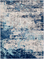 Surya Chester Che-2342 Dark Blue, Aqua, White, Medium Gray Rugs.