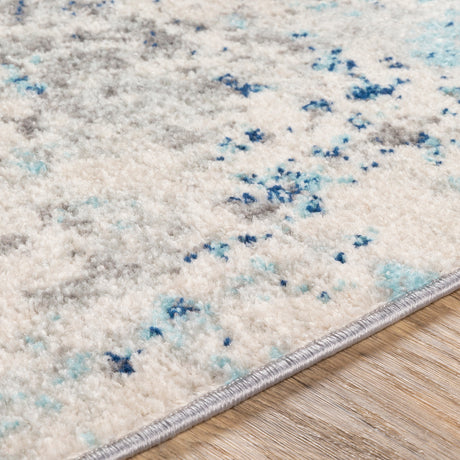 Surya Chester Che-2342 Dark Blue, Aqua, White, Medium Gray Rugs.