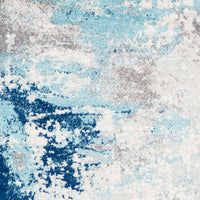 Surya Chester Che-2346 Dark Blue, Aqua, White, Medium Gray Area Rug