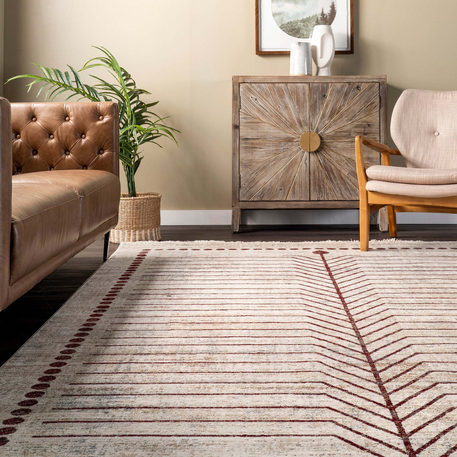 Nuloom Lisa Global Inspired Nli1526A Beige Area Rug