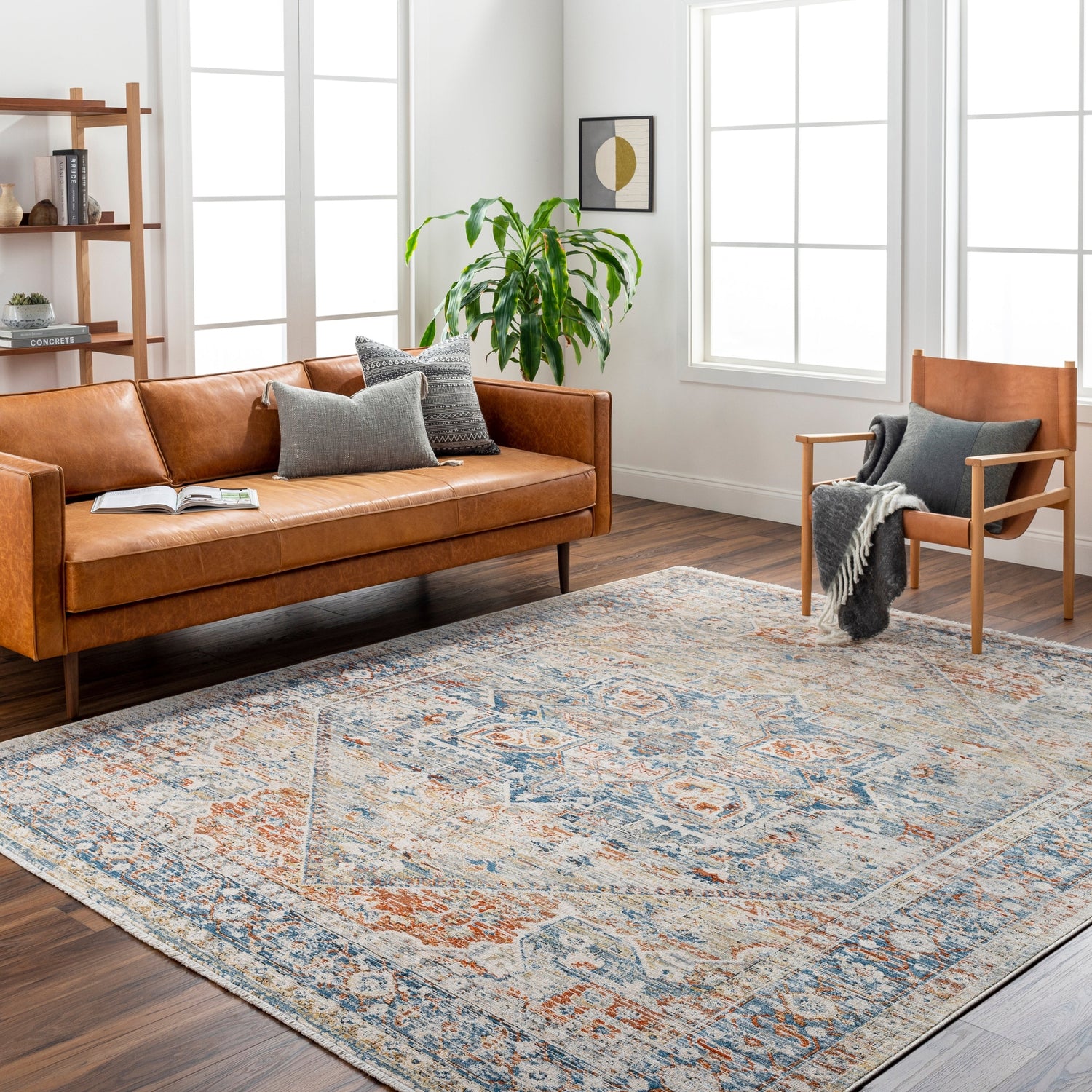 Surya Chicago Chg-2307 Orange Rug.