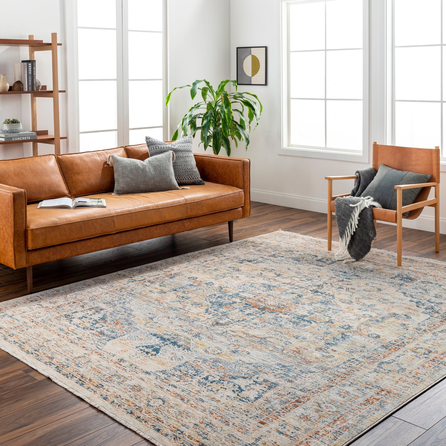 Surya Chicago Chg-2308 Orange Rug.