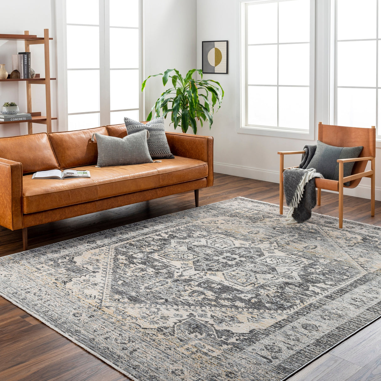 Surya Chicago Chg-2316 Black Rug.
