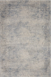 Nourison Rustic Textures Rus09 Ivory / Light Blue Vintage / Distressed Area Rug