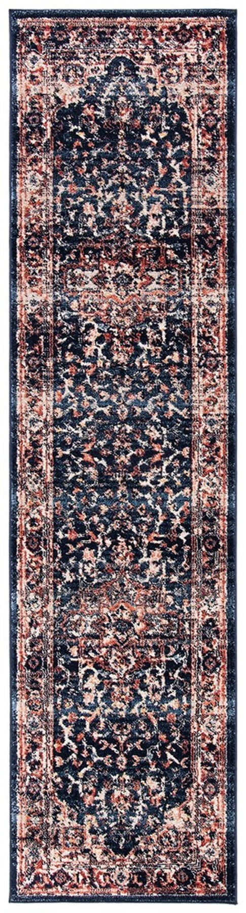 Safavieh Charleston Chl411L Navy/Red Area Rug