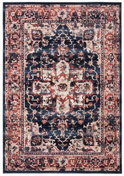 Safavieh Charleston Chl411L Navy/Red Area Rug