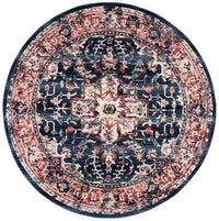 Safavieh Charleston Chl411L Navy/Red Area Rug