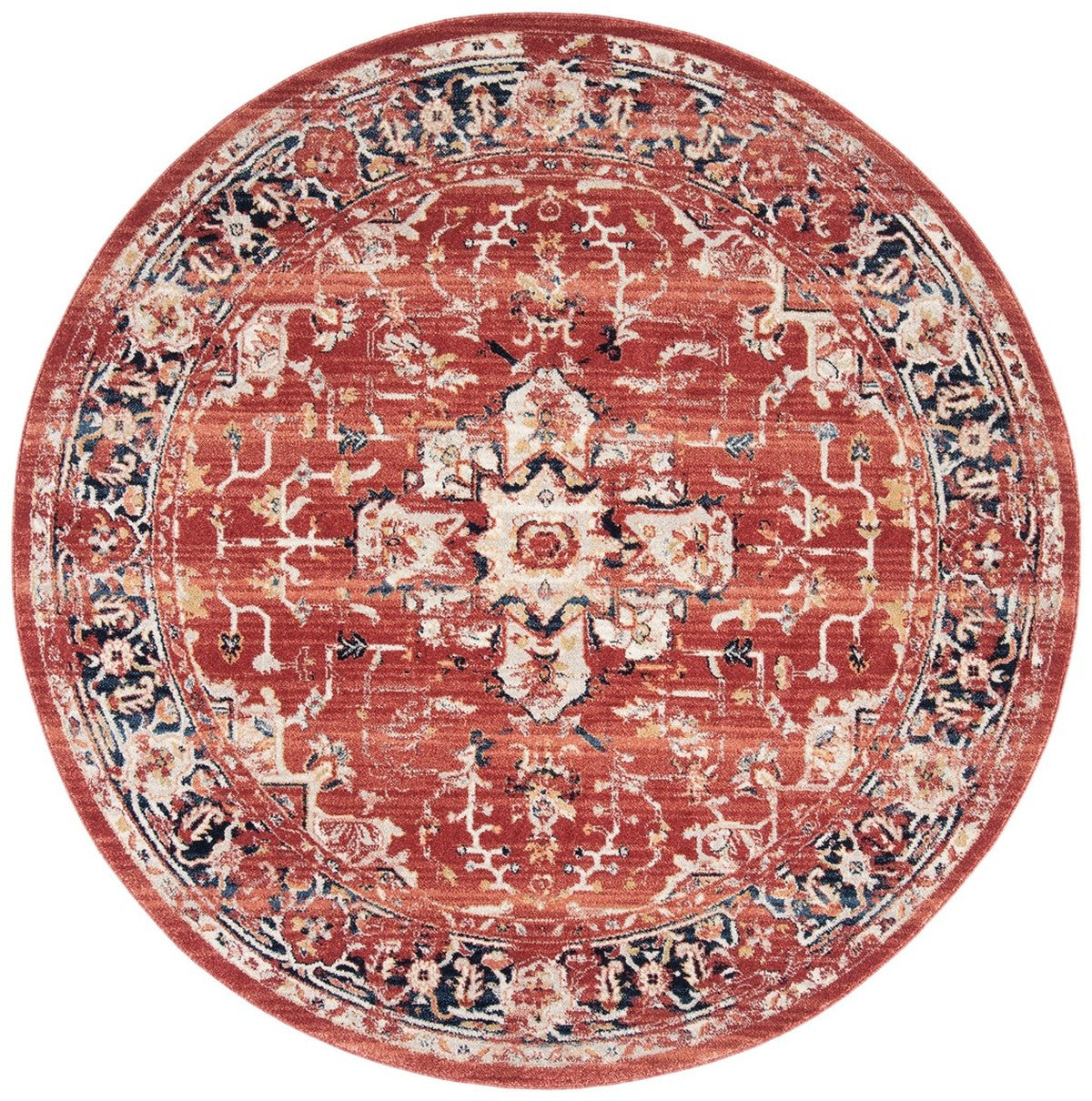 Safavieh Charleston Chl411Q Red/Ivory Area Rug