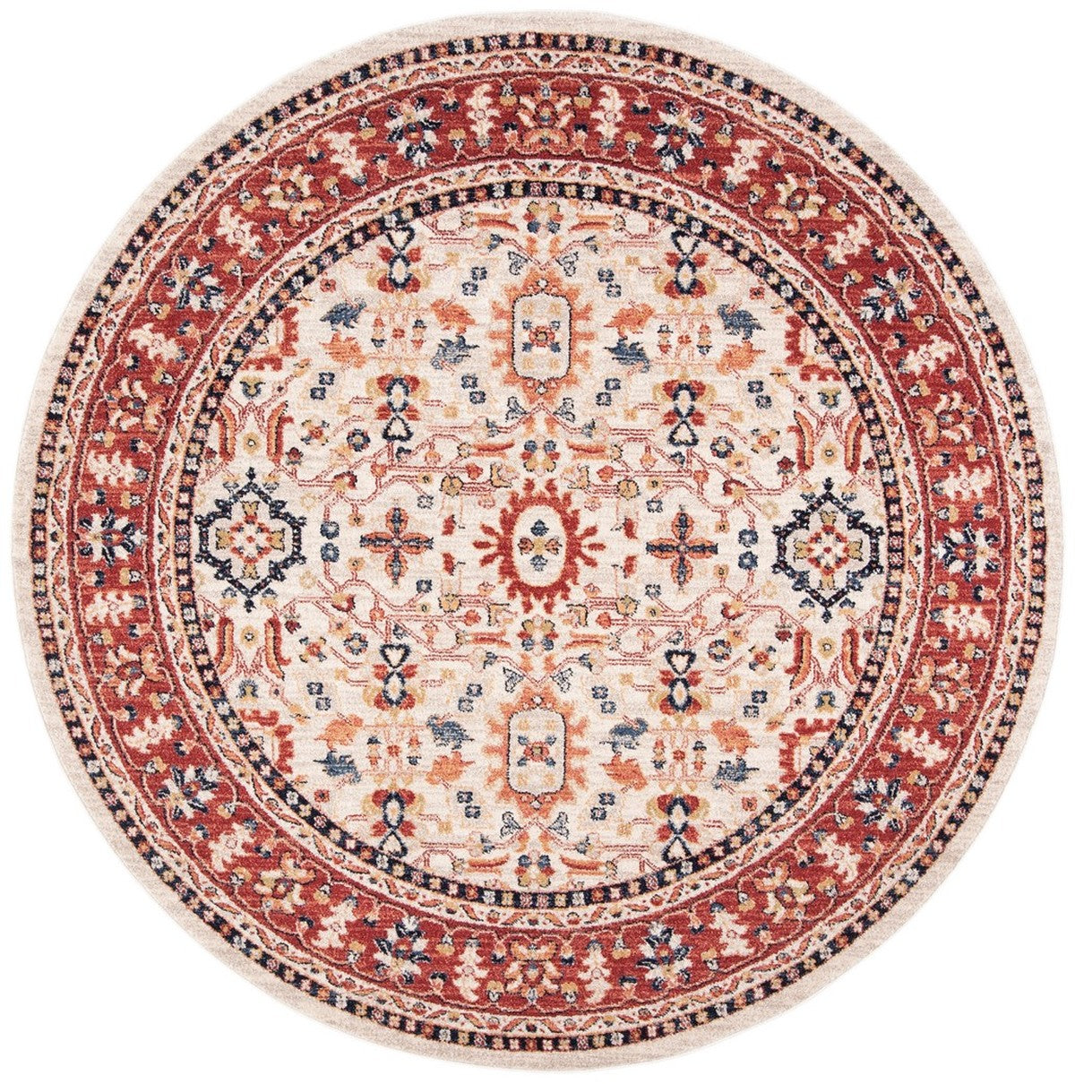 Safavieh Charleston Chl412A Ivory/Red Area Rug