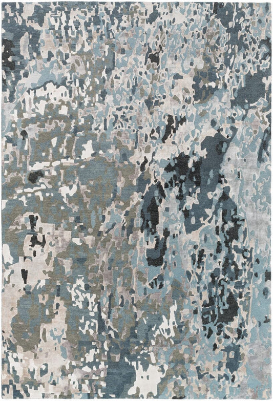 Surya Chemistry Chm-2003 Charcoal / Slate / Ivory / Moss Organic / Abstract Area Rug