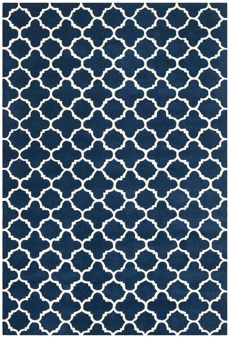 Safavieh Chatham Cht717C Dark Blue / Ivory Rugs.