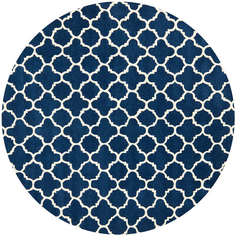 Safavieh Chatham Cht717C Dark Blue / Ivory Rugs.