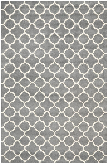 Safavieh Chatham Cht717D Dark Grey / Ivory Rugs.